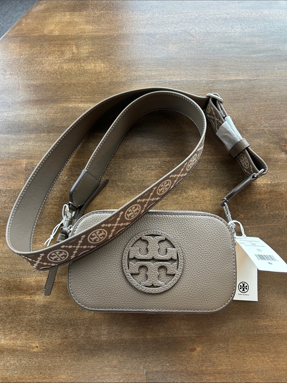 Tory Burch Mini Miller Crossbody Wild Mushroom